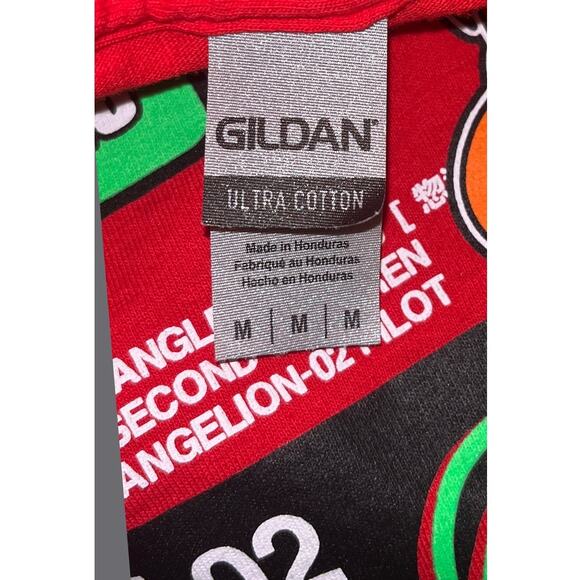 Evangelion Asuka Langley Second Child Anime Graphic Sweatshirt - Red - Size: M - Picture 10 of 13